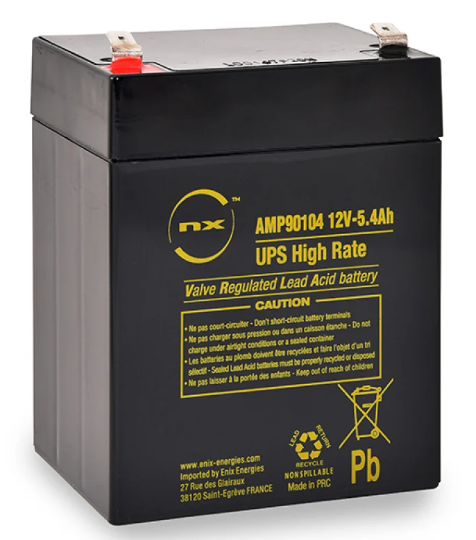 Batería principal 12V 5Ah FIX-S FIX y FIX-T