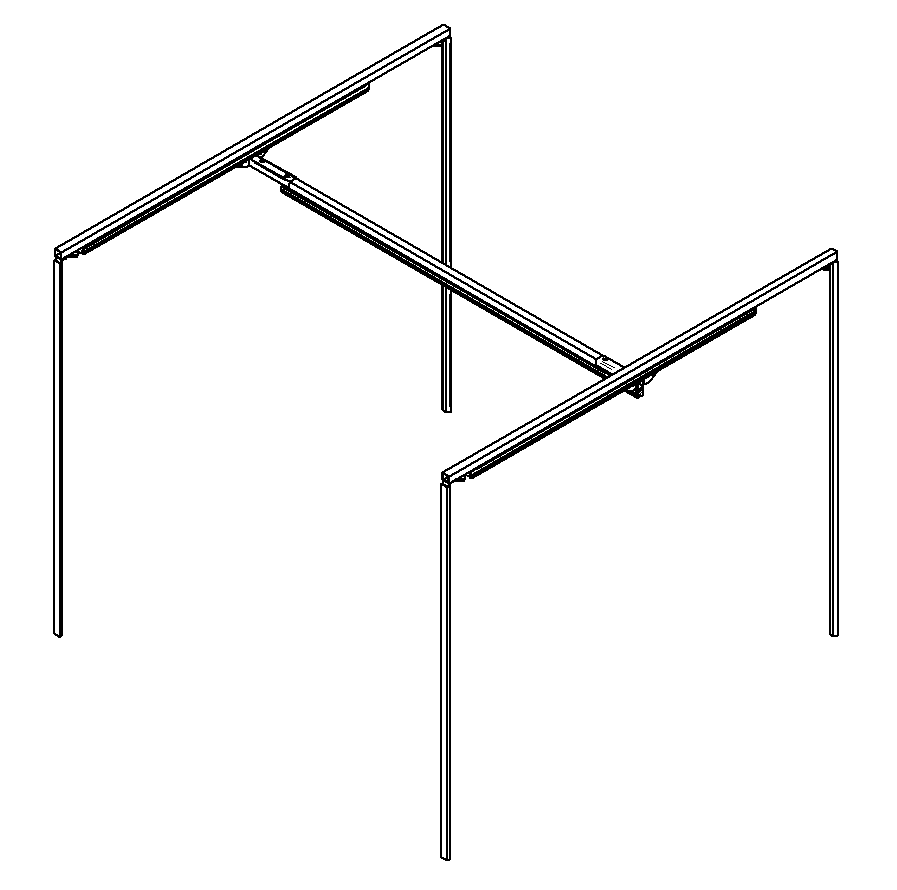 H 3x3x4postes (railes)
