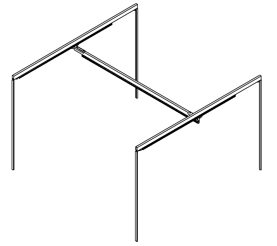 H 3.5x5x4postes (railes)