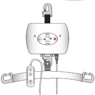[CP200 reversible (108710)] Moteur Plafonnier ERREKA MOVE 200kg + suspension