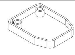 [Track/End/Cap/S (38A615)] Tapas rail H8/2