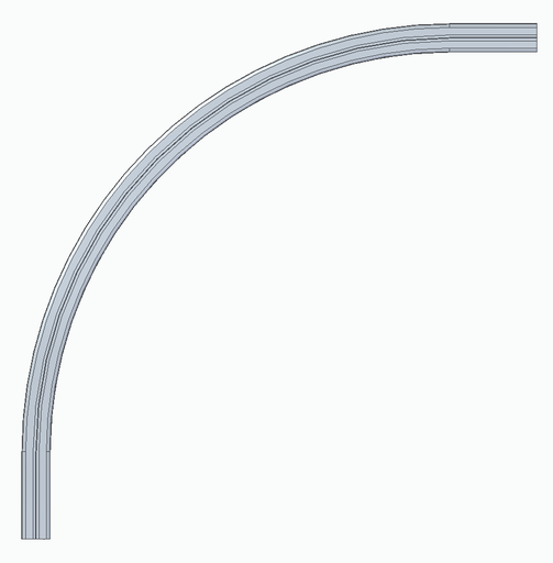 [H8/3-90 (60A377)] Courbe 90º