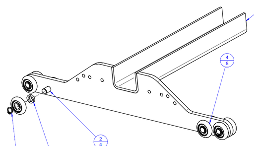 [PAR XYCP (AHS06)] Chariot pour H (complet)